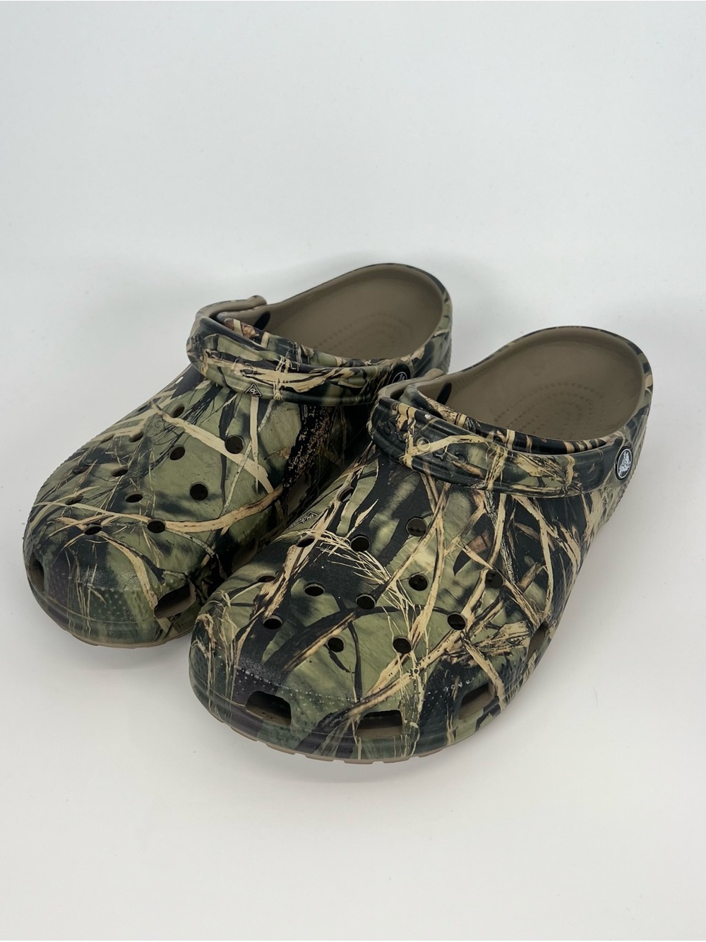 Crocs Realtree Advantage MAX-4 HD Camo Clogs Mens Size 12 Hunting Camouflage